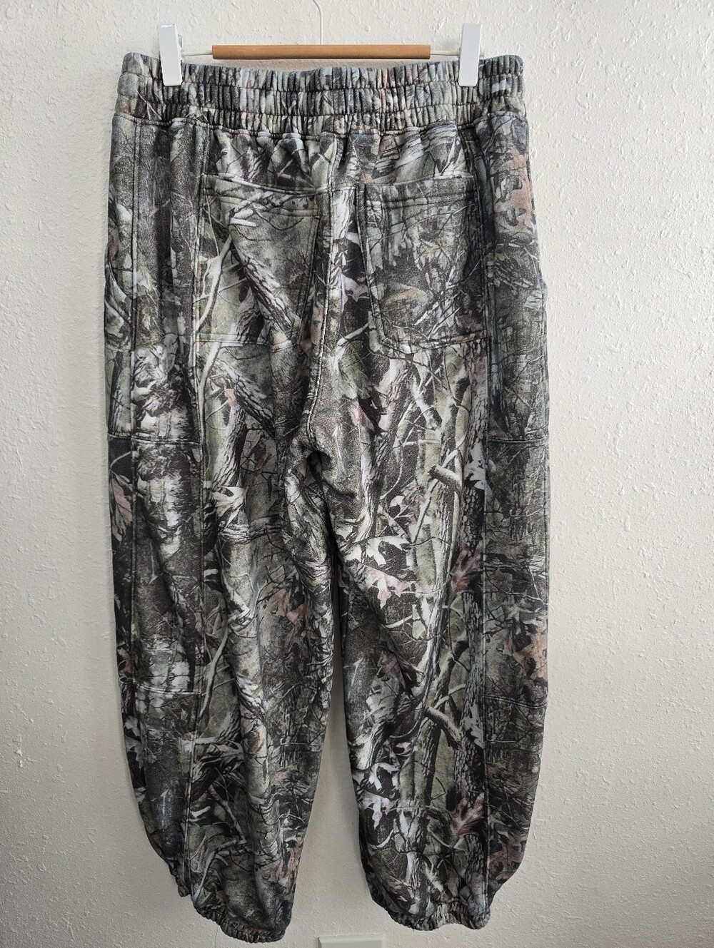 VERVET Camo Barrel Wide Leg Jogger Pants Size Medium - Picture 6 of 6